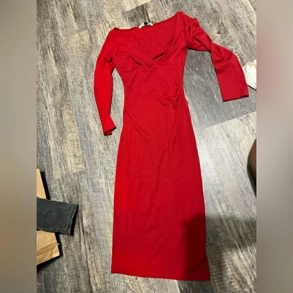 Diane von furstenberg red dress #17